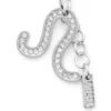 Ciondolo Leone in metallo con strass Ciondolo Leone in metallo con strass