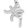 Ciondolo Pesci in metallo con strass Ciondolo Pesci in metallo con strass