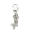 Ciondolo Sagittario in metallo con strass