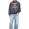 cl-s-boxt-hood-horse Felpa con cappuccio tie-dye con stampa grafica cavallo cl-s-boxt-hood-horse Felpa con cappuccio tie-dye con stampa grafica cavallo