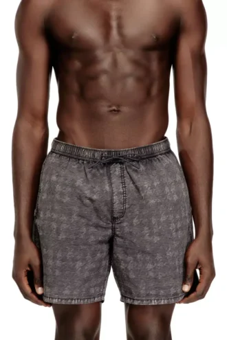 conor-43-dnm Costume da bagno con motivo pied-de-poule sbiadito