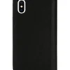 Custodia folio 2 in 1 Diesel per iPhone XS e iPhone X Custodia in pelle nera con logo stampato e impresso, iPhone XS e X