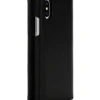 Custodia folio 2 in 1 Diesel per iPhone XS e iPhone X Custodia in pelle nera con logo stampato e impresso, iPhone XS e X