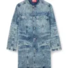 d-aberd-fsh1 Cappotto in denim di cotone e canapa lavorato al laser d-aberd-fsh1 Cappotto in denim di cotone e canapa lavorato al laser