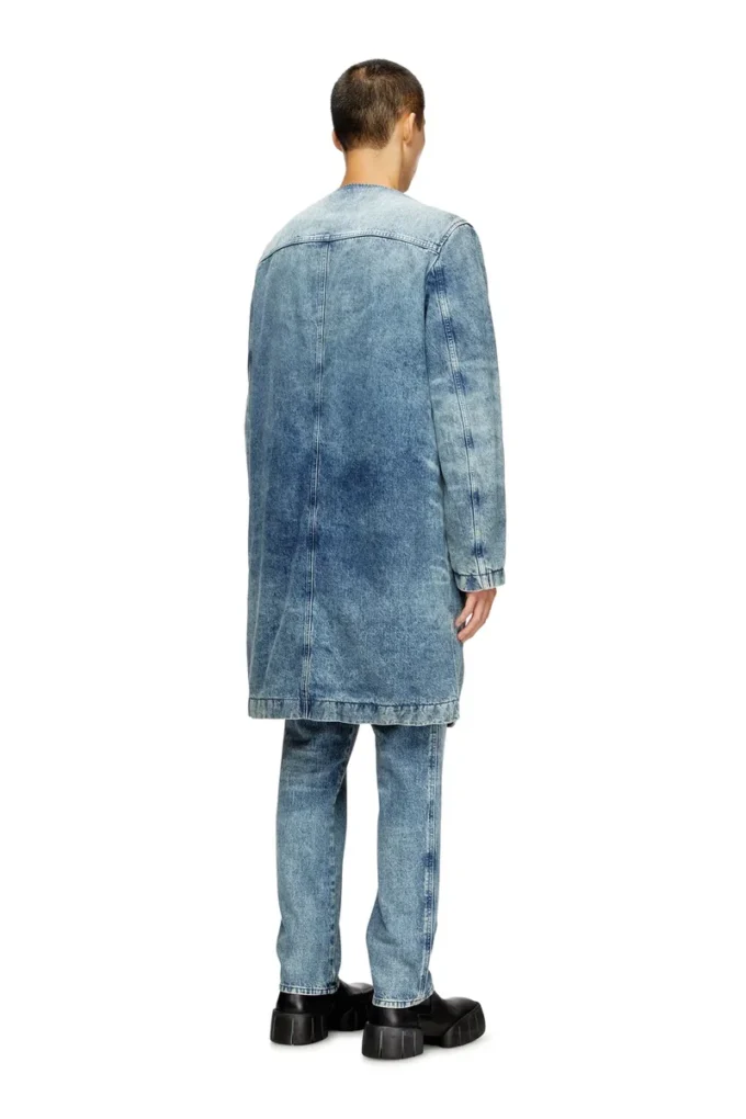 d-aberd-fsh1 Cappotto in denim di cotone e canapa lavorato al laser d-aberd-fsh1 Cappotto in denim di cotone e canapa lavorato al laser