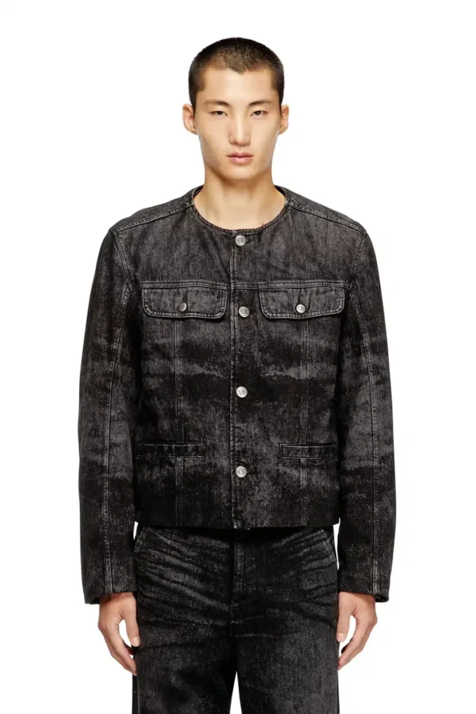 d-aberdeen-fsh2 Giacca in denim di cotone e canapa lavorato al laser d-aberdeen-fsh2 Giacca in denim di cotone e canapa lavorato al laser