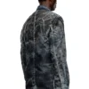 d-bla-dev-fse Blazer in denim devoré gessato d-bla-dev-fse Blazer in denim devoré gessato