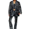d-bla-dev-fse Blazer in denim devoré gessato d-bla-dev-fse Blazer in denim devoré gessato