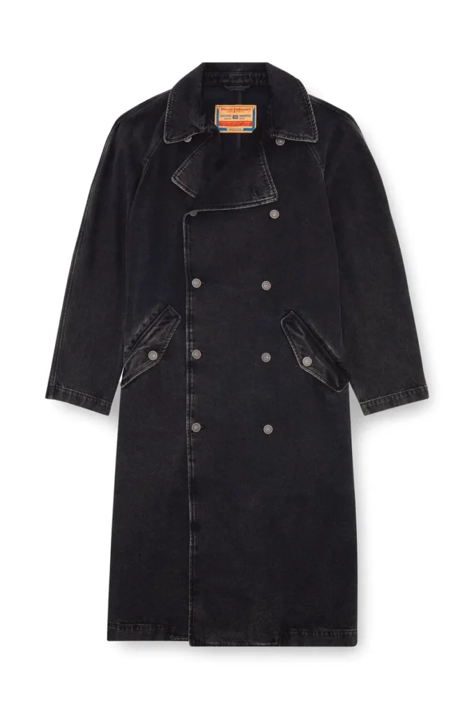 d-delirious-d Trench in denim lavato pulito