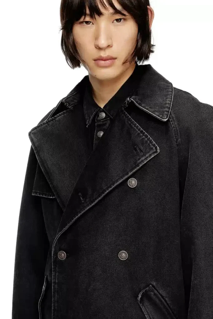 d-delirious-d Trench in denim lavato pulito