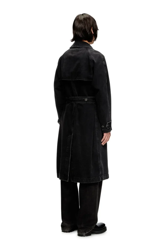 d-delirious-d Trench in denim lavato pulito