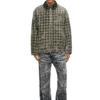 d-elmo-fsh Giacca in denim con trama pied-de-poule d-elmo-fsh Giacca in denim con trama pied-de-poule