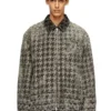 d-elmo-fsh Giacca in denim con trama pied-de-poule d-elmo-fsh Giacca in denim con trama pied-de-poule