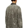 d-elmo-fsh Giacca in denim con trama pied-de-poule d-elmo-fsh Giacca in denim con trama pied-de-poule