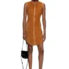 d-enea Miniabito in cotone con zip frontale d-enea Miniabito in cotone con zip frontale