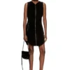 d-enea Miniabito in cotone con zip frontale d-enea Miniabito in cotone con zip frontale