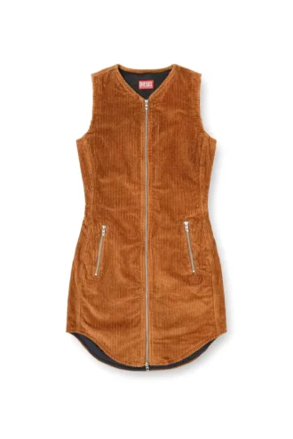 d-enea Miniabito in cotone con zip frontale