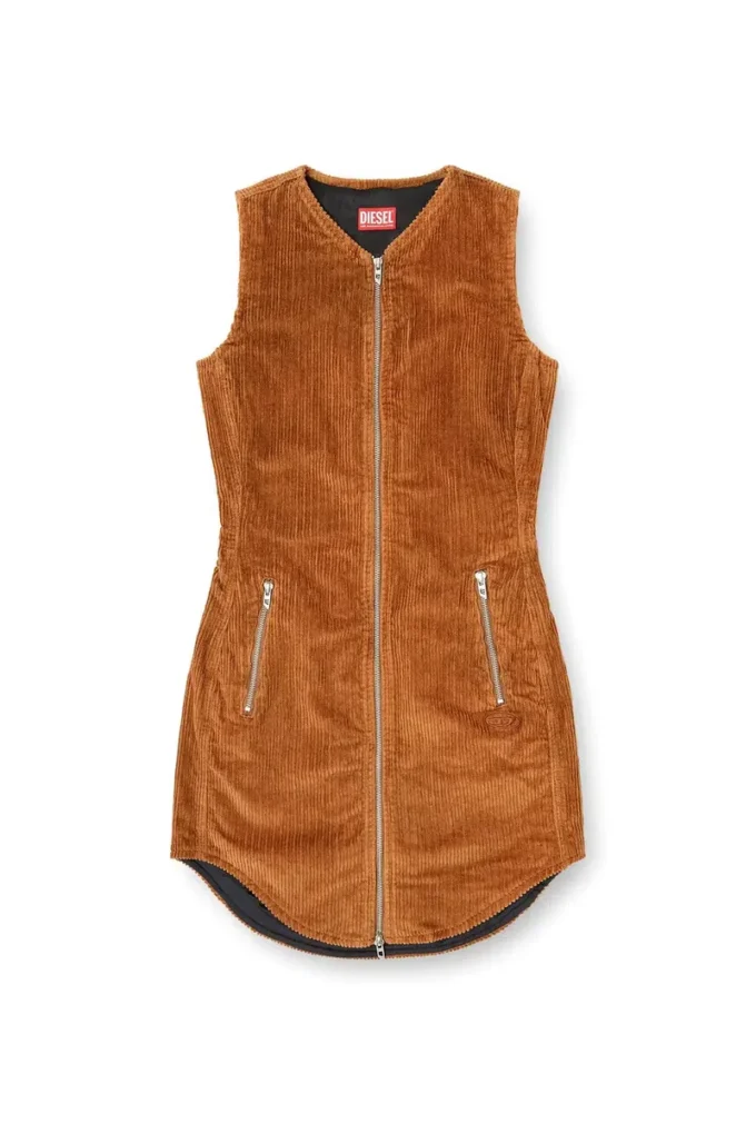 d-enea Miniabito in cotone con zip frontale d-enea Miniabito in cotone con zip frontale