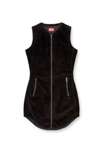 d-enea Miniabito in cotone con zip frontale
