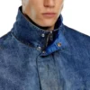d-flow-fse Giacca pullover in denim effetto sporco d-flow-fse Giacca pullover in denim effetto sporco