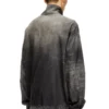 d-flow-s3 Top in denim con collo alto