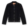 d-glory Giacca moto in denim clean-wash