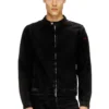 d-glory Giacca moto in denim clean-wash
