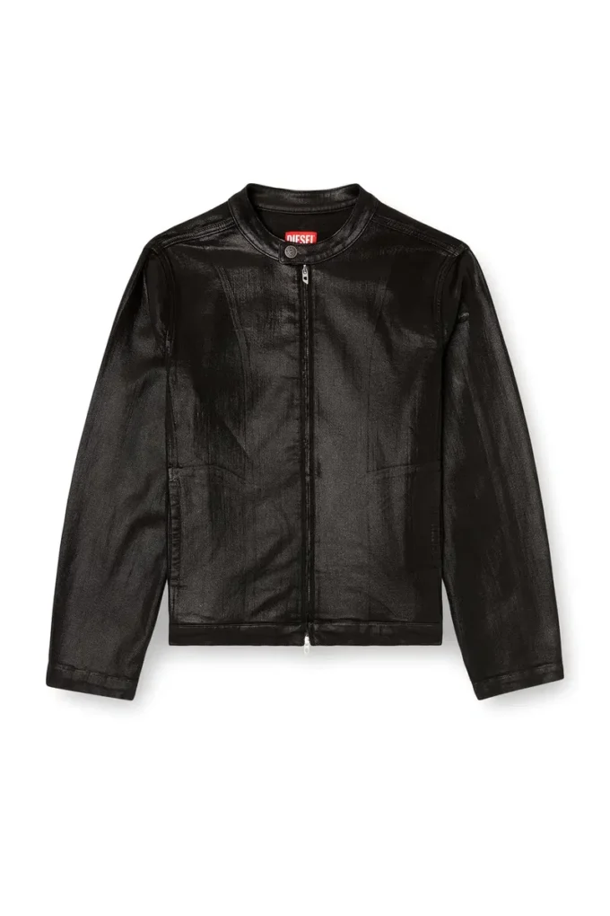 d-glory jogg Giacca moto in JoggJeans rivestito lucido d-glory jogg Giacca moto in JoggJeans rivestito lucido
