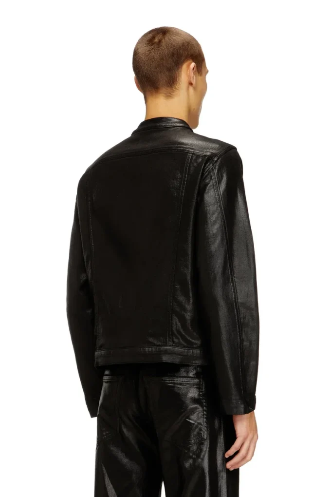 d-glory jogg Giacca moto in JoggJeans rivestito lucido d-glory jogg Giacca moto in JoggJeans rivestito lucido