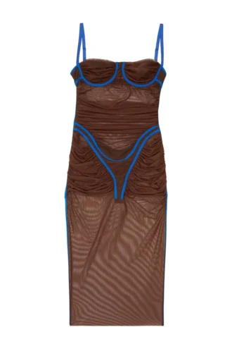 d-haily Abito trasparente con profilo lingerie