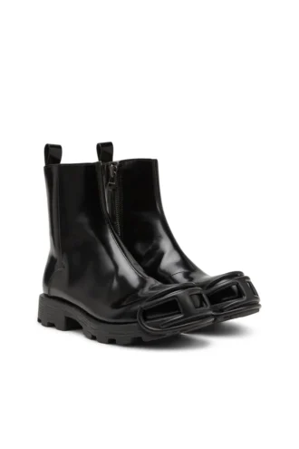 d-hammer bt zip d Stivaletti Chelsea D-Hammer-Leather con puntale ovale a D