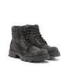 d-hammer lace up w D-Hammer-Stivali militari in denim e pelle d-hammer lace up w D-Hammer-Stivali militari in denim e pelle