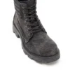 d-hammer lace up w D-Hammer-Stivali militari in denim e pelle d-hammer lace up w D-Hammer-Stivali militari in denim e pelle