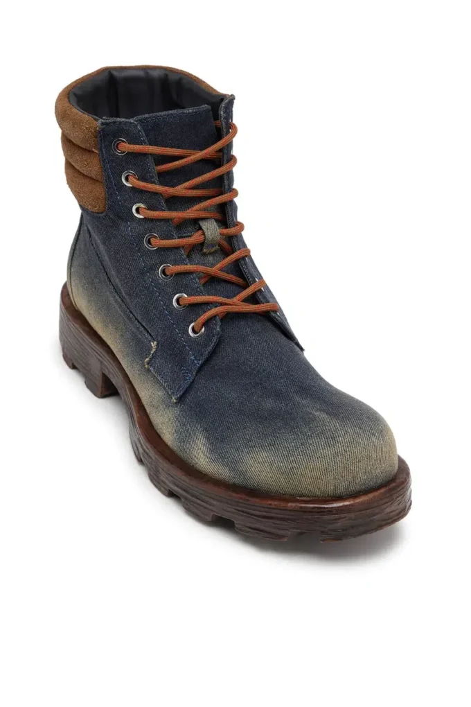 d-hammer lace up w Stivali D-Hammer-Combat in denim e pelle scamosciata d-hammer lace up w Stivali D-Hammer-Combat in denim e pelle scamosciata