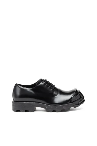 d-hammer so d D-Hammer – Scarpe stringate in pelle con puntale ovale a D