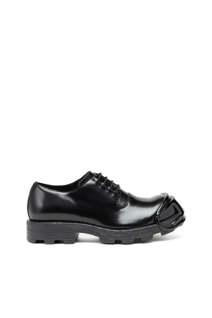 d-hammer so d D-Hammer – Scarpe stringate in pelle con puntale ovale a D