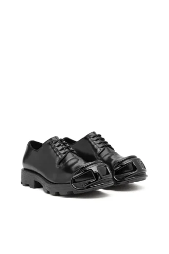 d-hammer so d D-Hammer – Scarpe stringate in pelle con puntale ovale a D