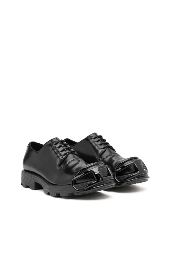 d-hammer so d D-Hammer – Scarpe stringate in pelle con puntale ovale a D