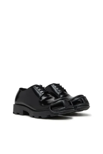 d-hammer so d D-Hammer – Scarpe stringate in pelle con puntale ovale a D