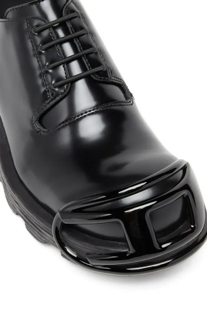 d-hammer so d D-Hammer – Scarpe stringate in pelle con puntale ovale a D