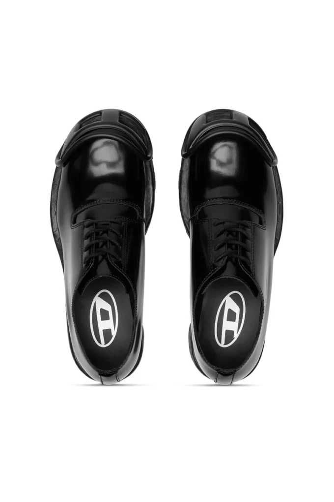 d-hammer so d D-Hammer – Scarpe stringate in pelle con puntale ovale a D