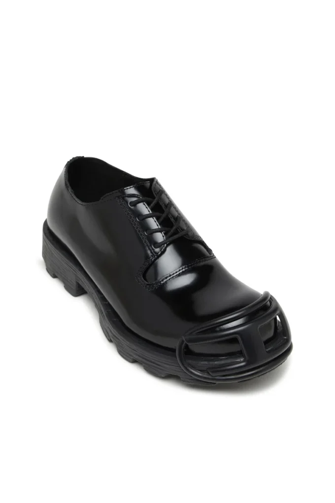 d-hammer so d D-Hammer – Scarpe stringate in pelle con puntale ovale a D