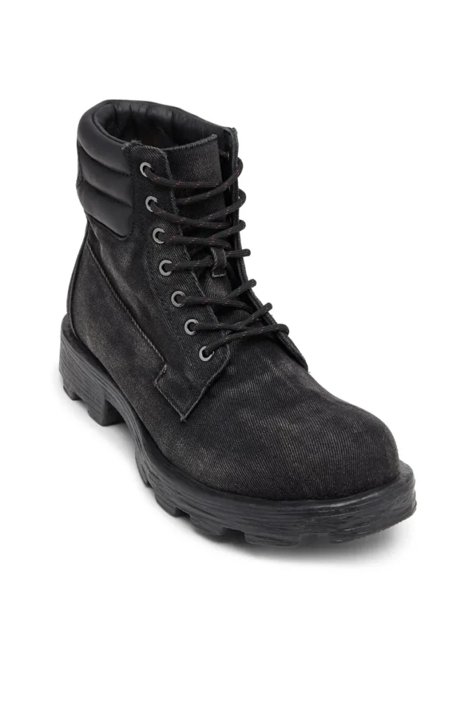 d-hammer stringati D-Hammer – Stivali militari in denim e pelle