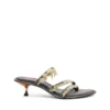d-havanna kittie D-Havanna Kittie – Mules in denim sfrangiato con cristalli d-havanna kittie D-Havanna Kittie – Mules in denim sfrangiato con cristalli