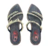 d-havanna kittie D-Havanna Kittie – Mules in denim sfrangiato con cristalli d-havanna kittie D-Havanna Kittie – Mules in denim sfrangiato con cristalli