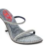 d-havanna sdl D-Havanna – Mules con tacco in denim cristallizzato d-havanna sdl D-Havanna – Mules con tacco in denim cristallizzato