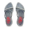 d-havanna sdl D-Havanna – Mules con tacco in denim cristallizzato d-havanna sdl D-Havanna – Mules con tacco in denim cristallizzato