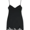 d-inlay-r1 Miniabito in nylon con inserto in tulle d-inlay-r1 Miniabito in nylon con inserto in tulle