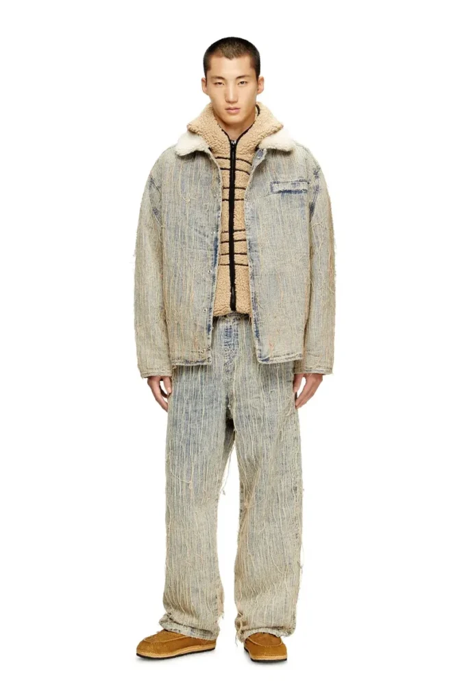 d-ivar-s Giacca in denim jacquard a filo flottante d-ivar-s Giacca in denim jacquard a filo flottante