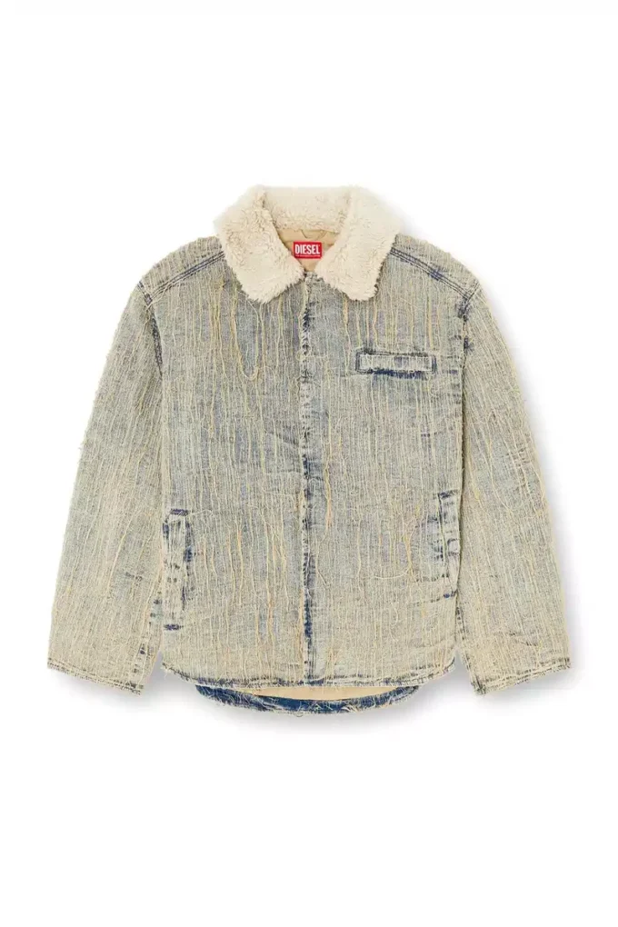 d-ivar-s Giacca in denim jacquard a filo flottante d-ivar-s Giacca in denim jacquard a filo flottante